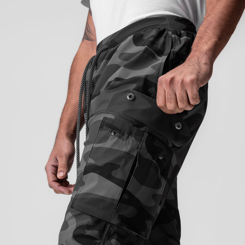 0825. Tetra-Lite® Cargo High Rib Jogger - Black Camo 