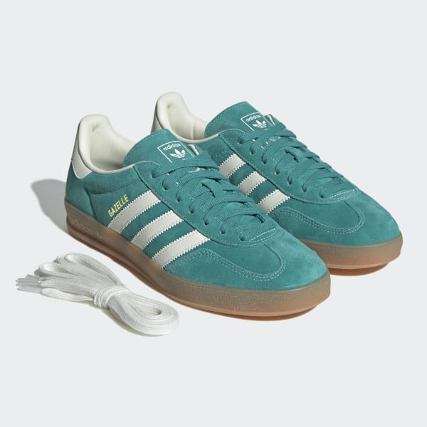 adidas Gazelle Indoor Sneakers - Green | Free Shipping with