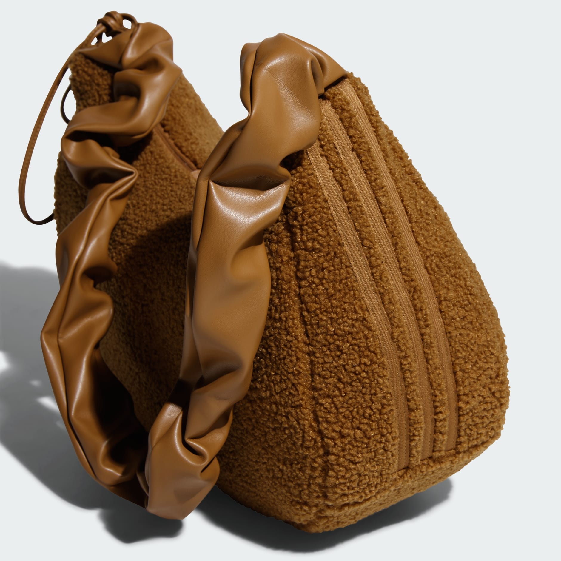 SHOULDER BAG SHERPA - Brown | adidas Hong Kong