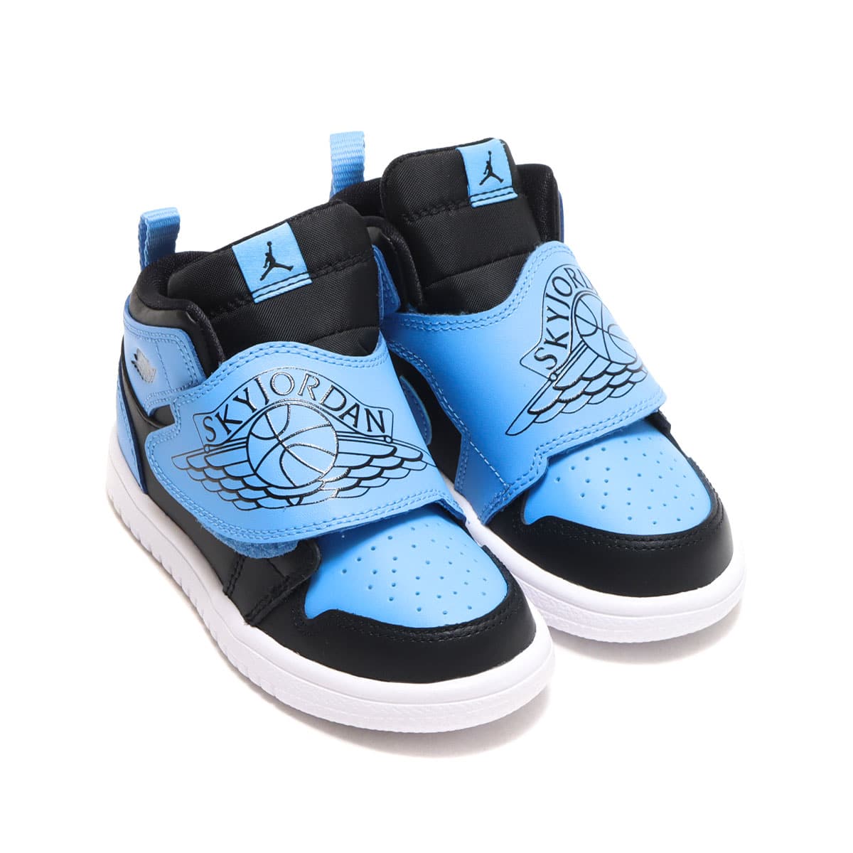 JORDAN BRAND SKY JORDAN 1 (TD) BLACK/UNIVERSITY BLUE-WHITE 22SU-I