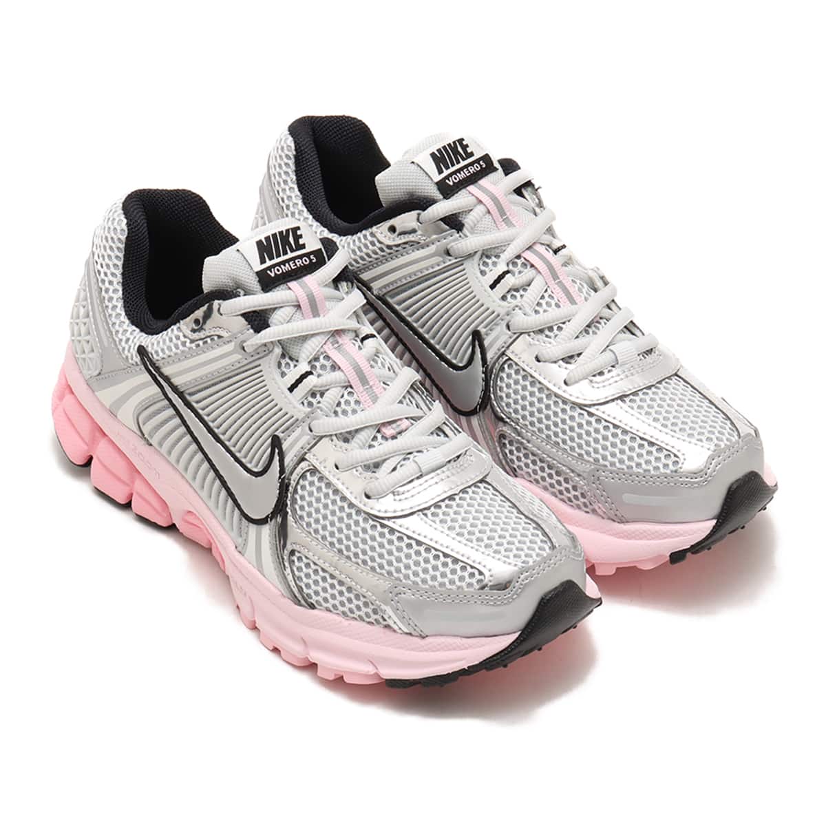 NIKE W ZOOM VOMERO 5 PHOTON DUST/METALLIC SILVER-PINK FOAM
