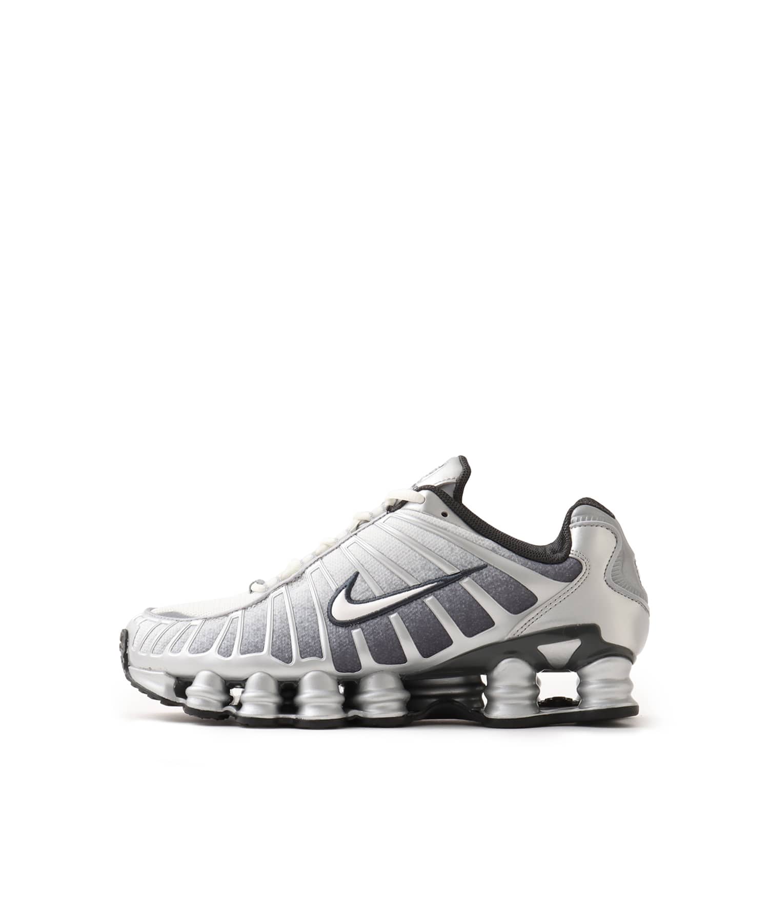NIKE SHOX TL PRINT METALLIC SILVER/SUMMIT WHITE-WOLF GREY（ナイキ