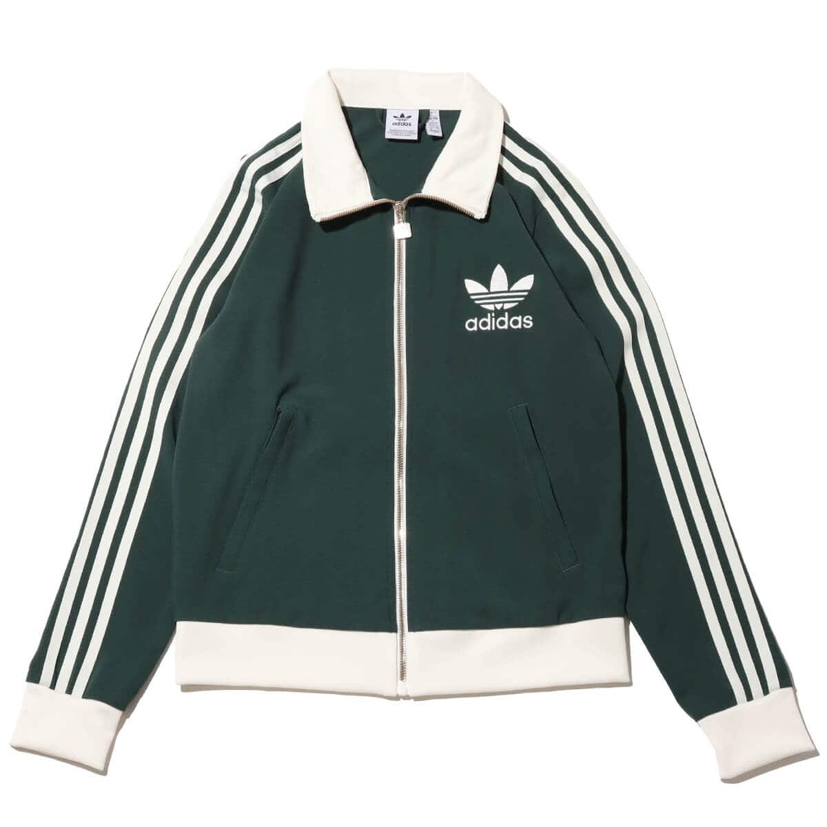 adidas PREMIUM ORIGINALS CRAPE TRACK TOP MINGRE/OFFWHITE