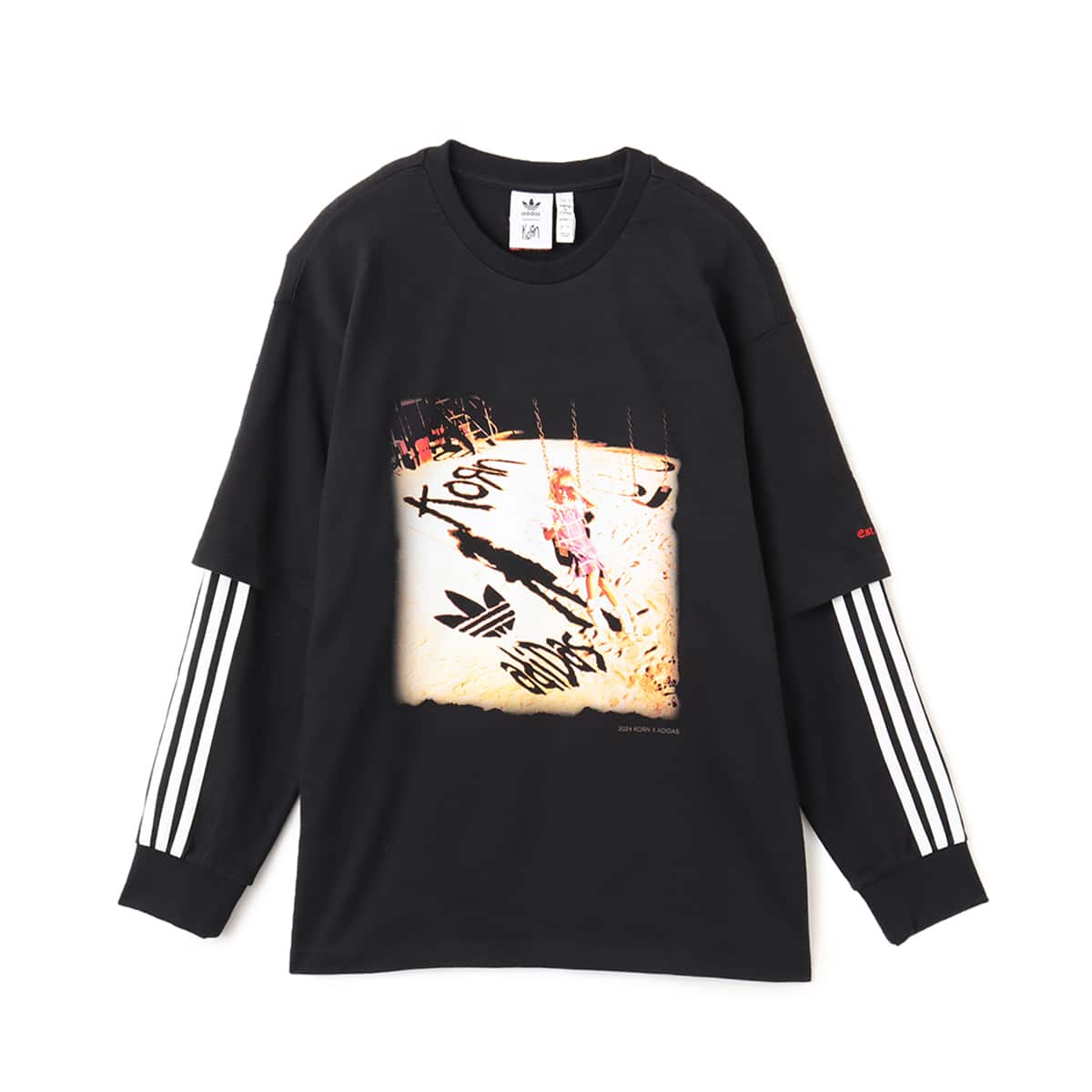 adidas KORN LONGSLEEVE BLACK （アディダス コーン ロングスリーブ