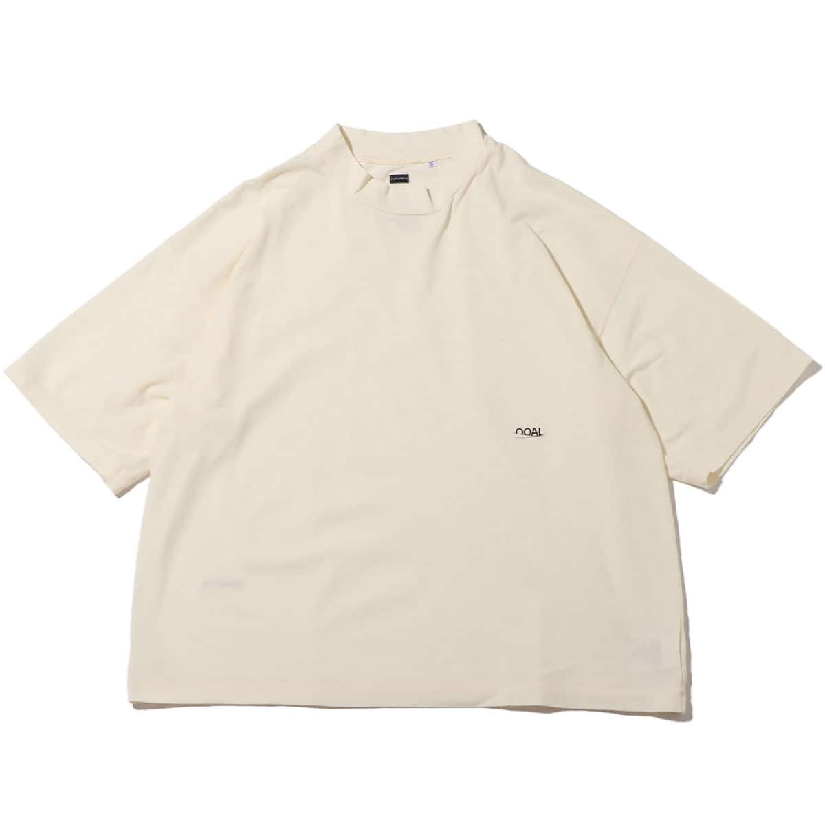 nanamica OOAL Oversized Mock Neck Tee Ecru 23SP-I（ナナミカ OOAL