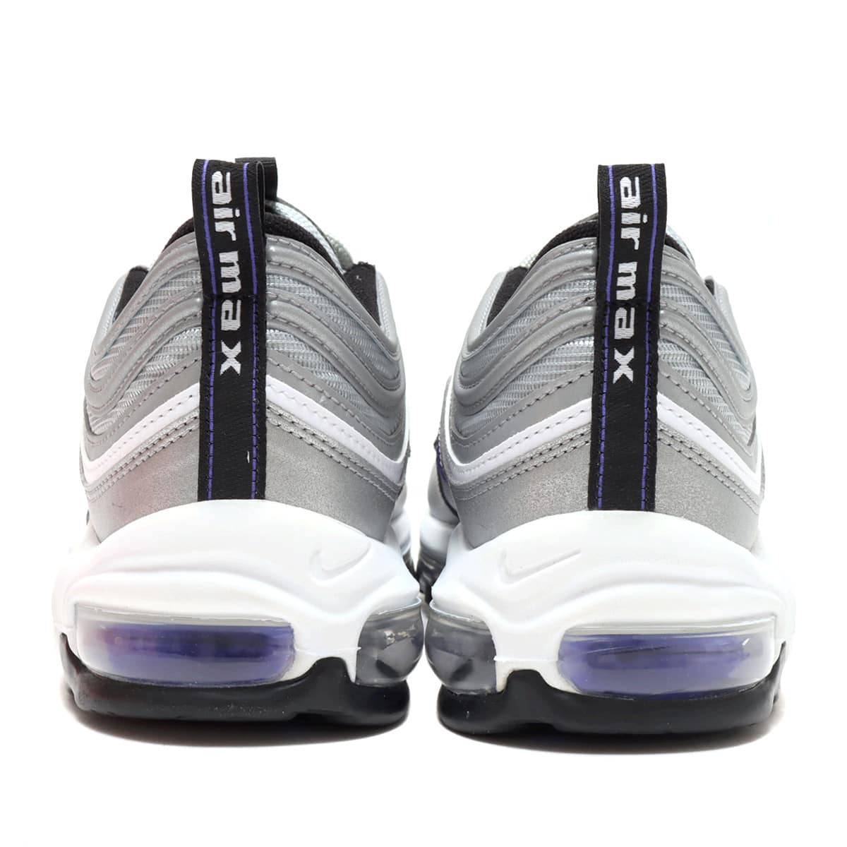 NIKE AIR MAX 97 METALLIC SILVER/PERSIAN VIOLET-BLACK 21FA-I