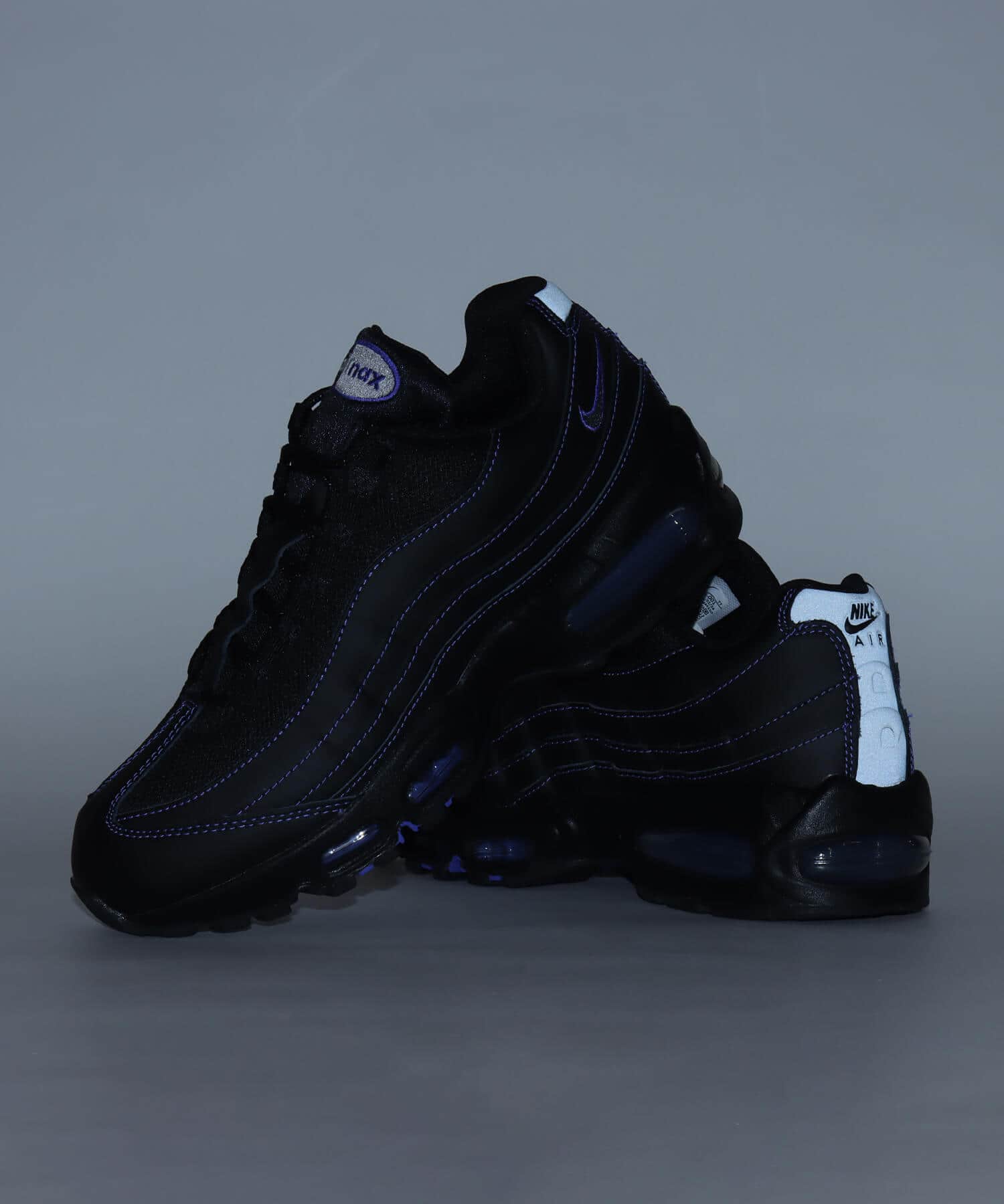 NIKE AIR MAX 95 OG BLACK/BLACK-PERSIAN VIOLET-WOLF GREY（ナイキ