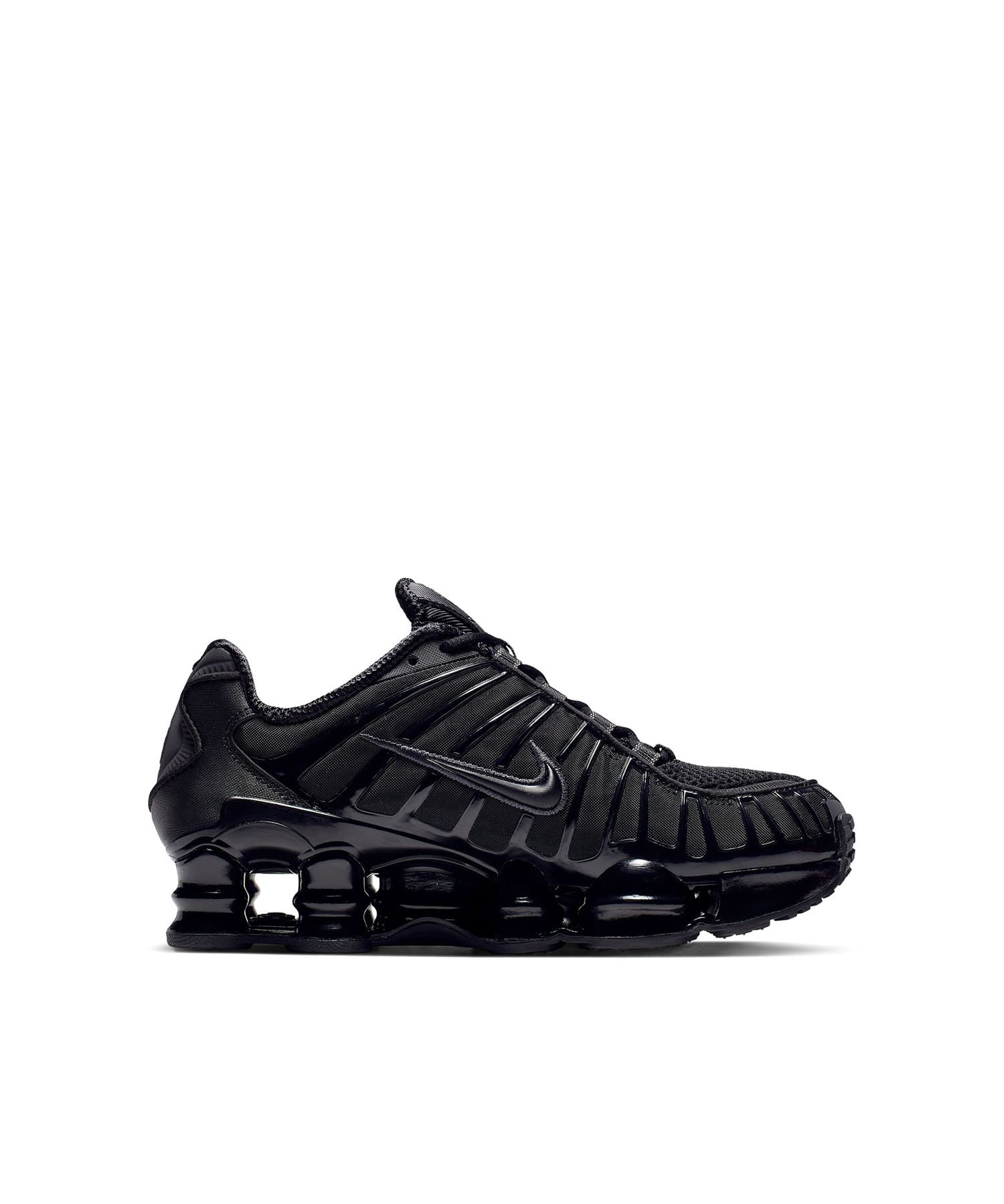 NIKE W SHOX TL BLACK/BLACK-MTLC HEMATITE-MAX ORANGE（ナイキ