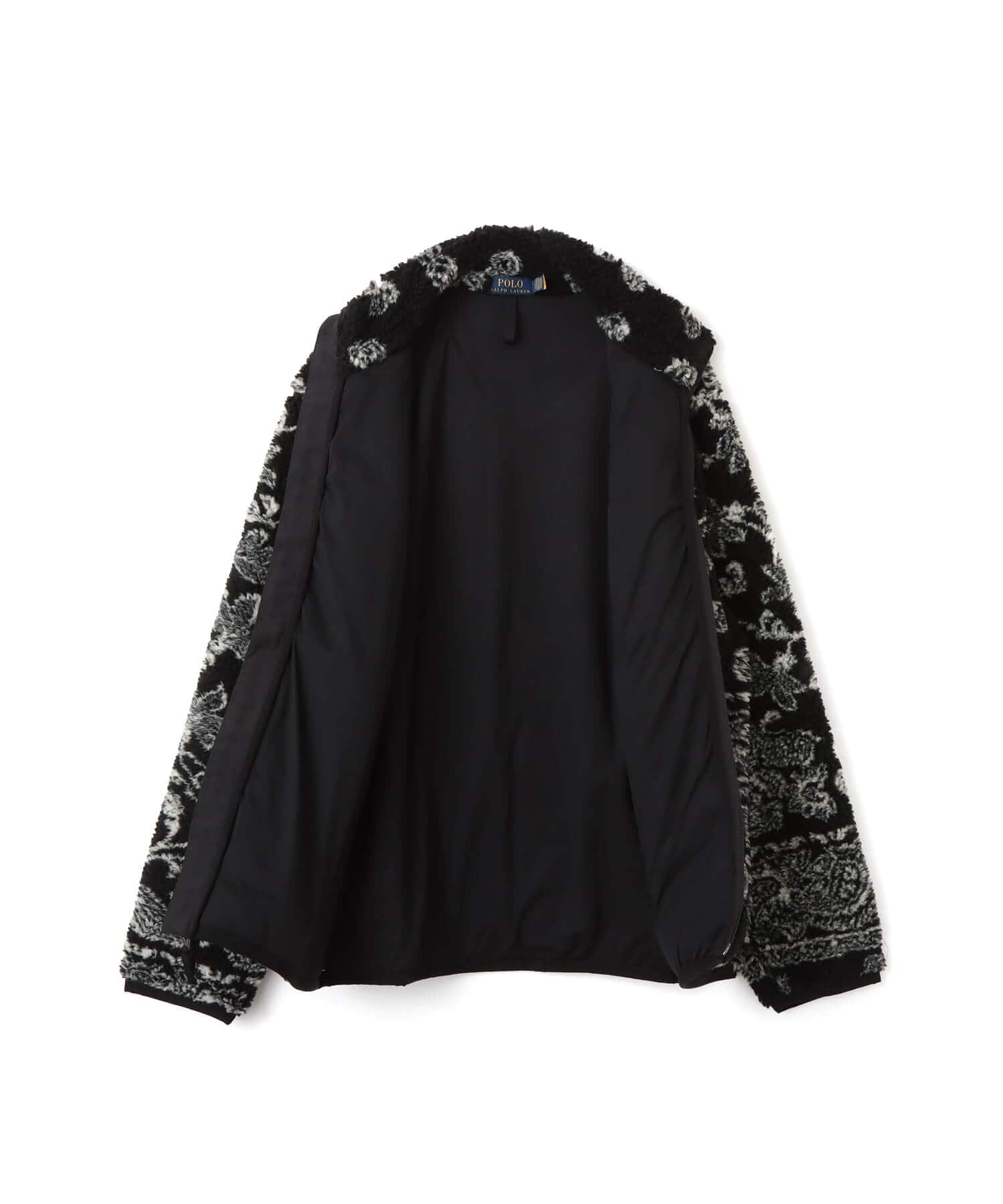 POLO RALPH LAUREN JAQUARD HI-PILE JACKET YUKON PATCHWORK BANDANA