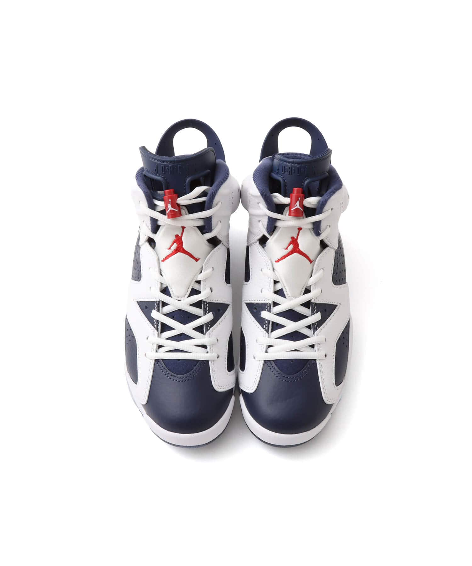 JORDAN BRAND AIR JORDAN 6 RETRO WHITE/VARSITY RED-MIDNIGHT NAVY