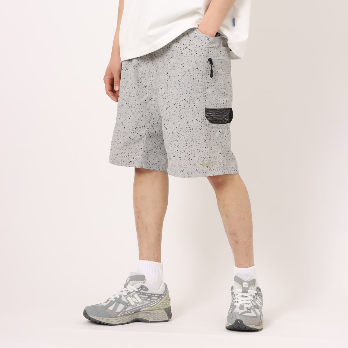 GRIP SWANY x atmos BAGGY SHORTS GRAY（グリップ スワニー X アトモス