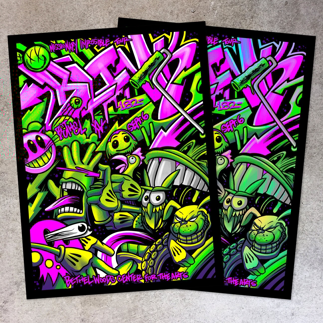 F4D Studios — Blink-182 Bethel Posters