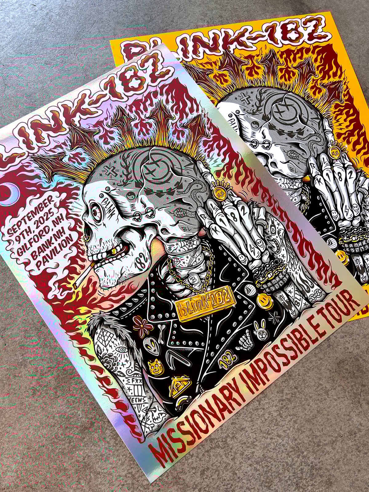 F4D Studios — Blink-182 Gilford Posters