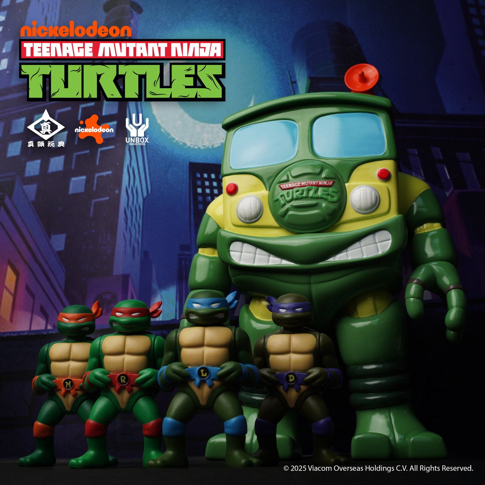 Unbox Industries — RxH TMNT TURTLE WALKER WAGON V2 PRE-ORDER