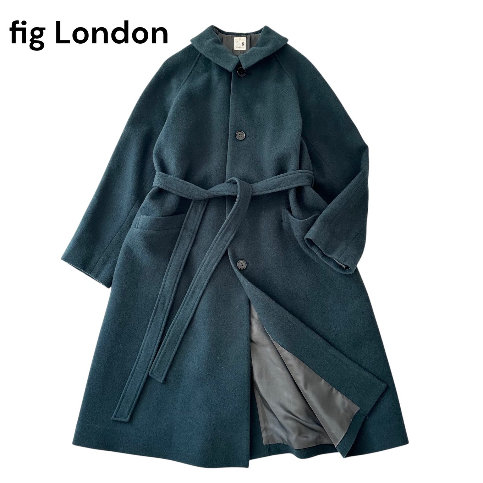 fig London フィグロンドン エアリアルパイル Phebeコート ステン