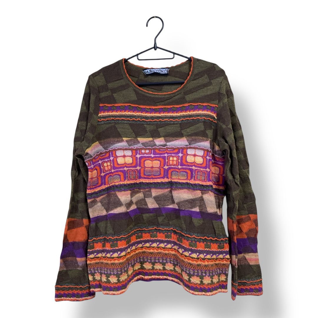 M.&KYOKO（エムアンドキョウコ）ニットセーター マルチカラー色 2