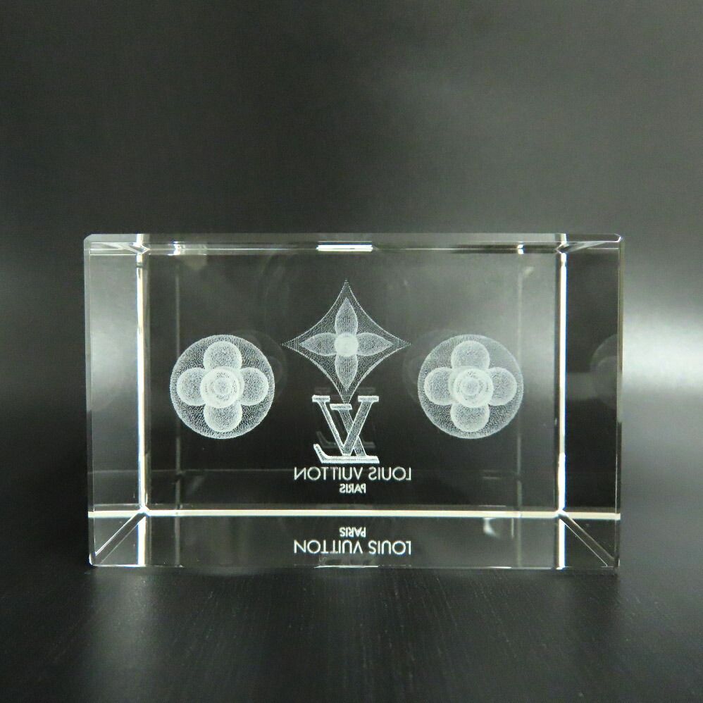 名古屋】ルイヴィトン ペーパーウェイト クリスタル モノグラム