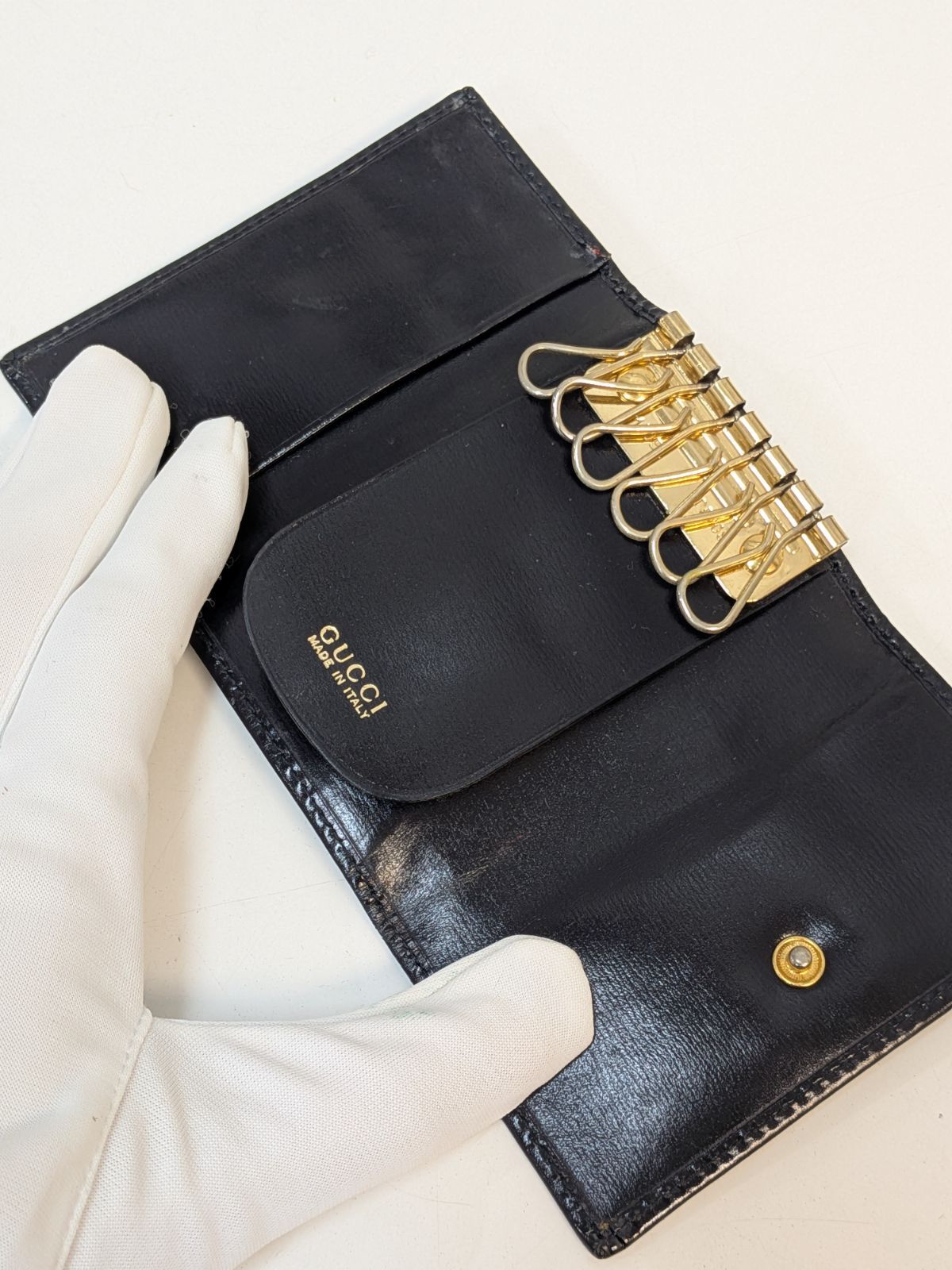 ヴィンテージ】GUCCI オールドグッチ Gマーク キーケース 6連