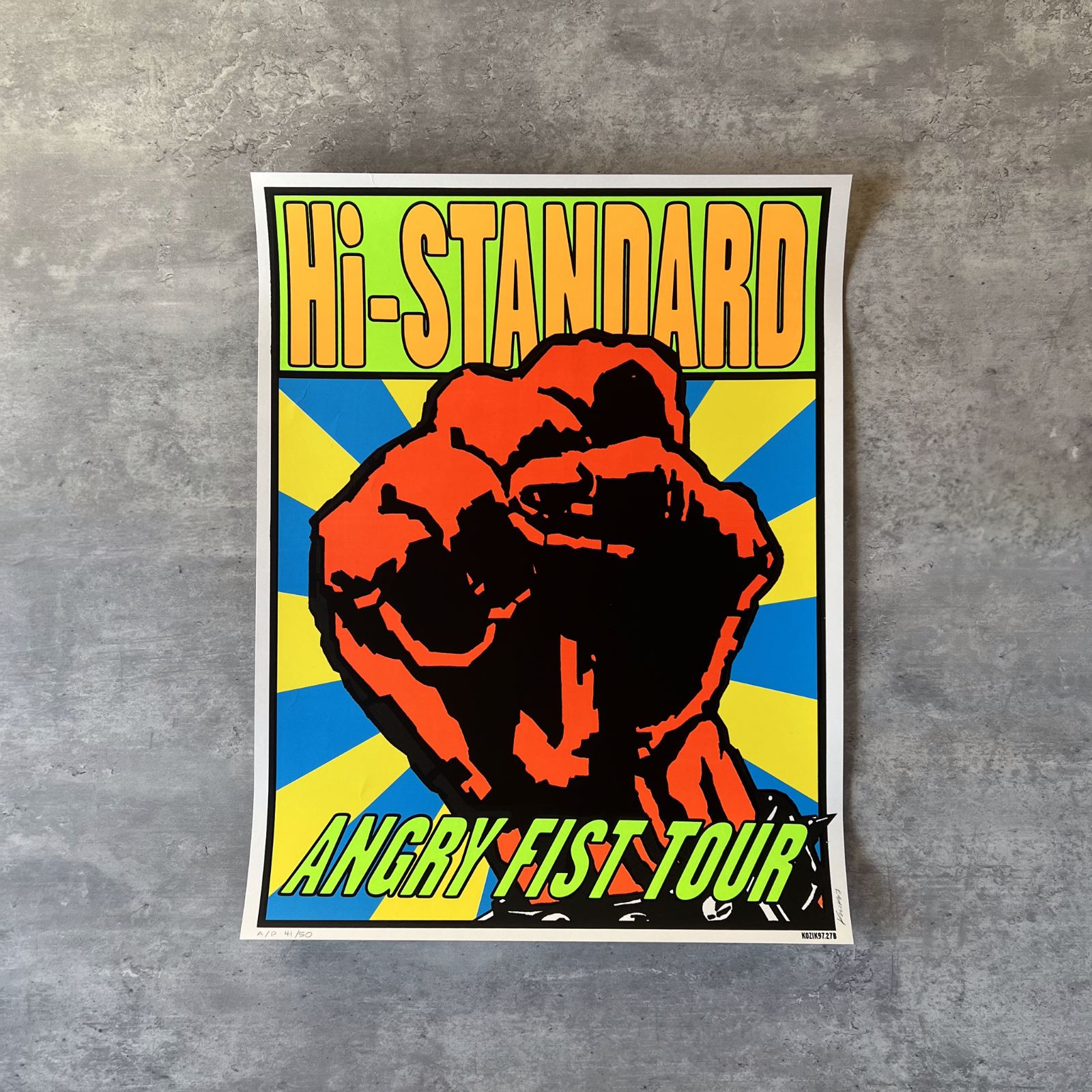 A/P｜Frank Kozik（フランク・コジック）｜Hi-STANDARD ｜“ANGRY FIST