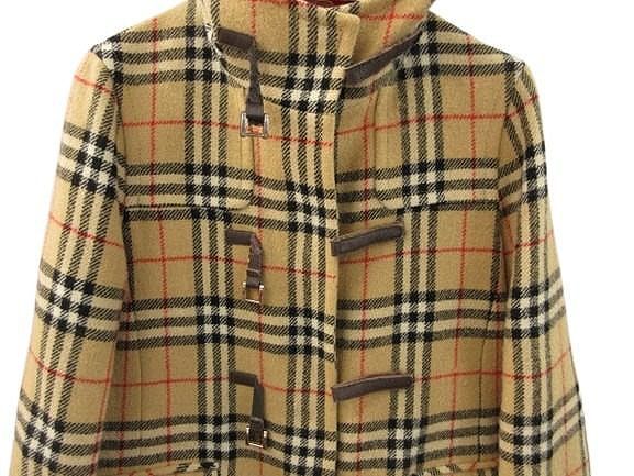 かお☆バーバリーブルーレーベル モッズコート ノバチェック ライナー