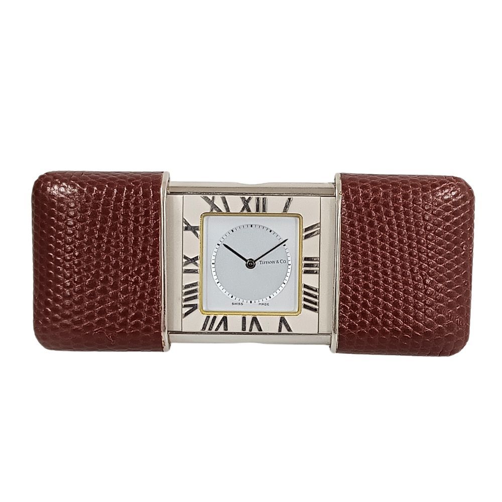 ◇現状品 Tiffany & Co. ティファニー アトラス トラベルクロック