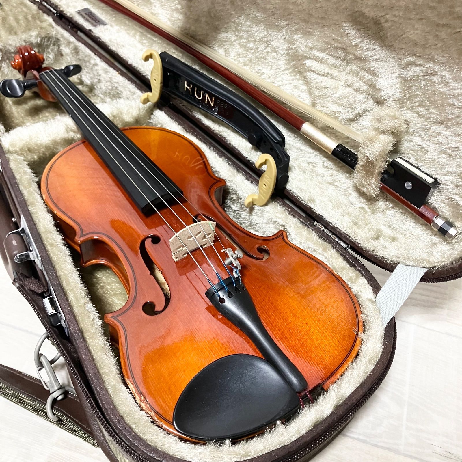 SUZUKI バイオリン 200 3/4 2002年製 （弓・ハードケース付） SUZUKI