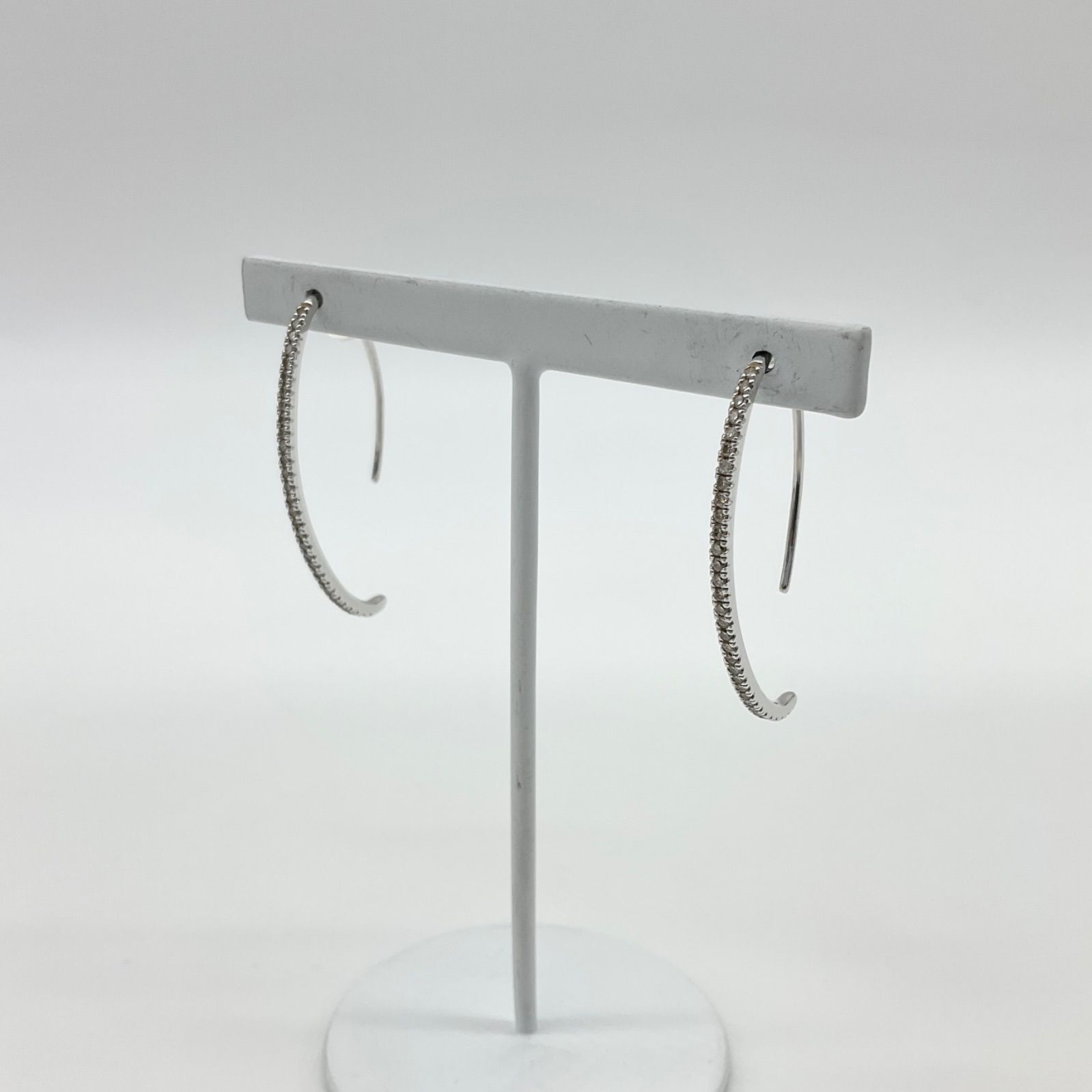 HIROTAKA ヒロタカ ダイヤモンド フックピアス 両耳用 K10