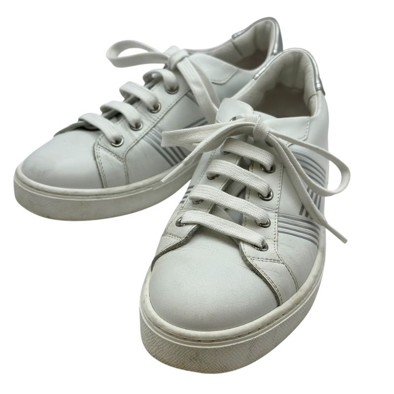 エルメス HERMES アヴァンタージュ ローカットスニーカー ホワイト