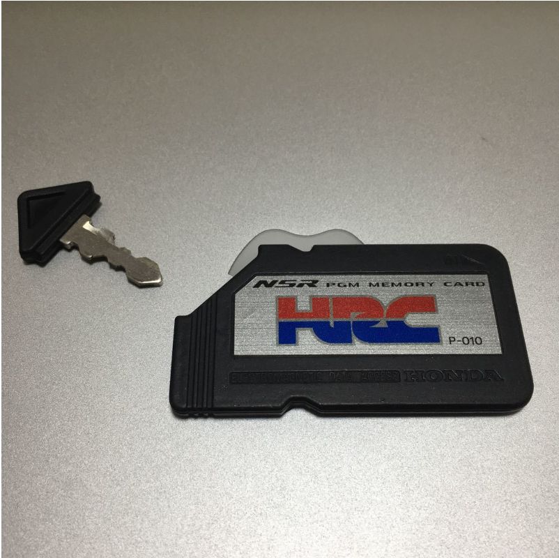 美品】ホンダ NSR250R MC28 ノーマルカードキー HRCステッカー仕様 P