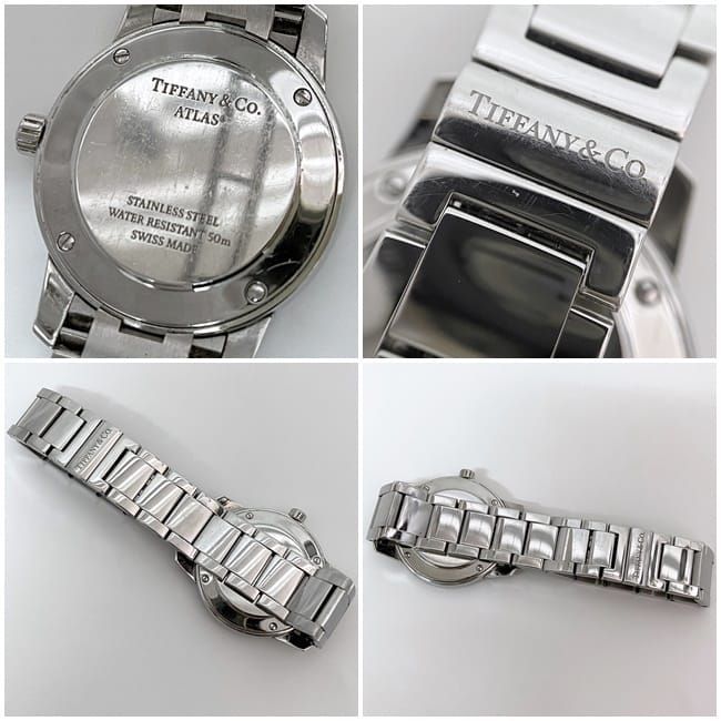ティファニー 腕時計 アトラス ドームデイト ホワイト シルバー - メルカリ