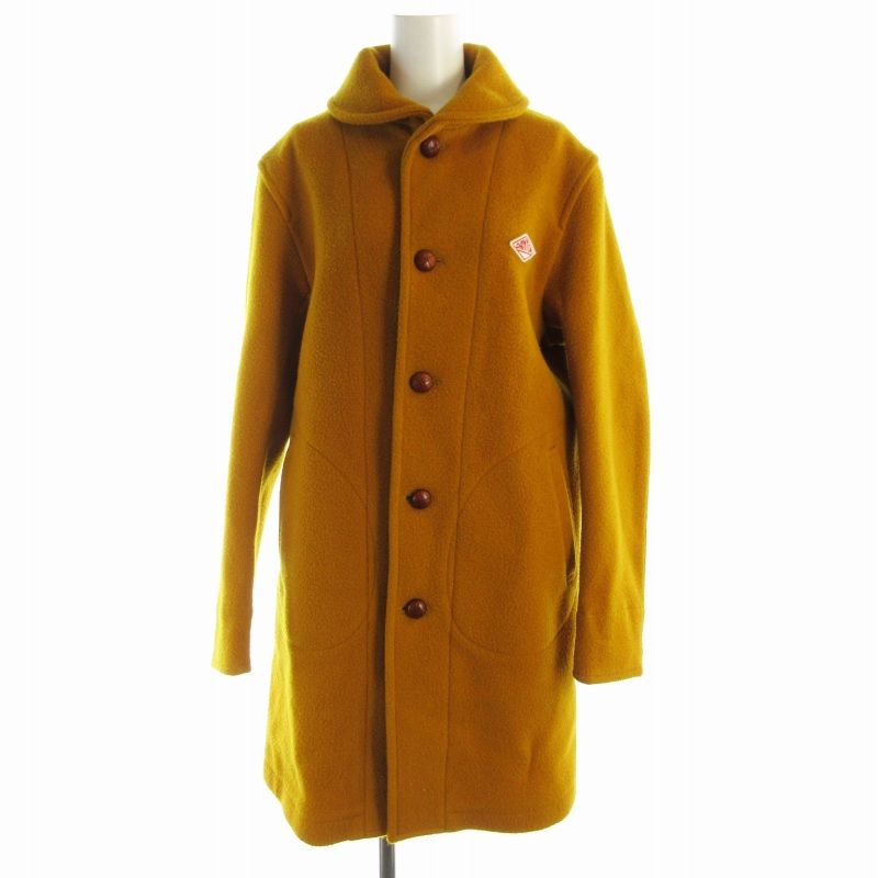 ダントン DANTON ウールモッサコート ミドル ロゴ 40 L オレンジ /RO