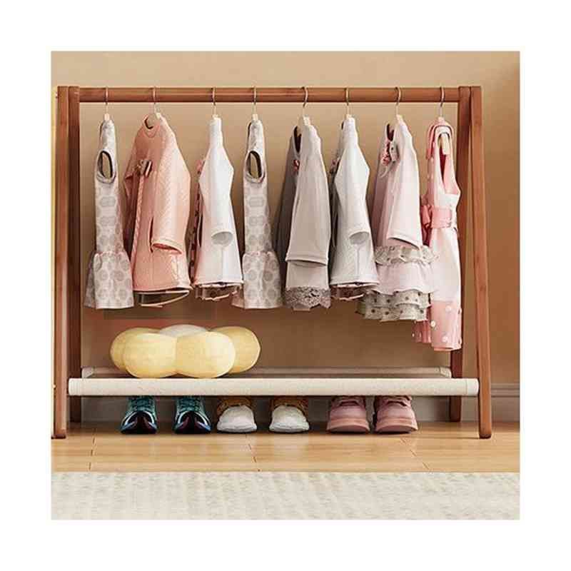 キッズ ハンガーラック 木製 ナチュラル 収納ラック 衣類ラック