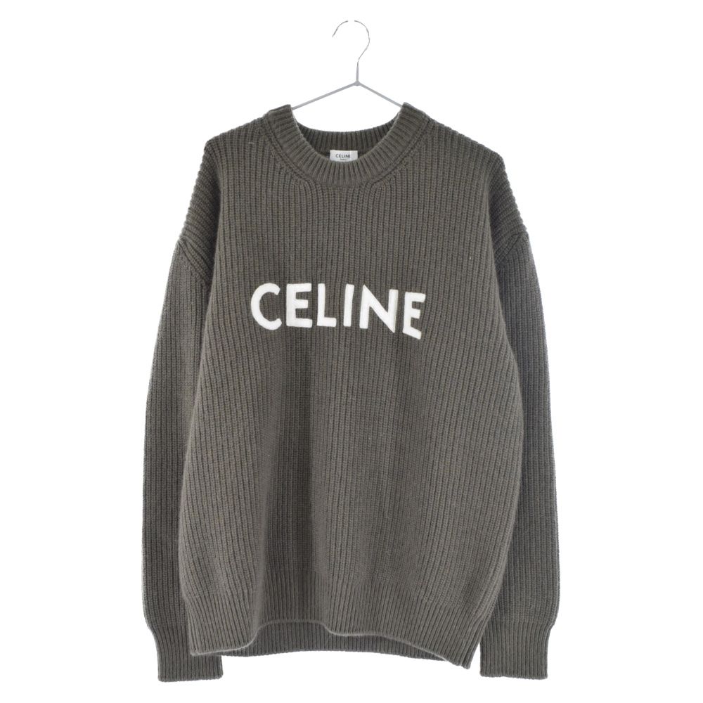CELINE (セリーヌ) 21AW Embroidery Over Size Sweater 2A19R2050