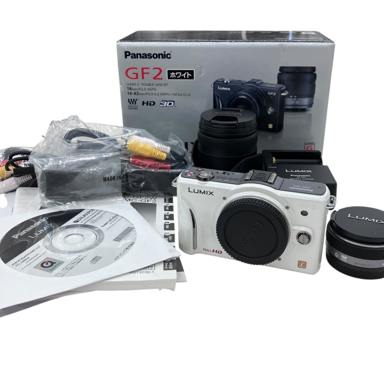 し*ろ様 【USED】Panasonic DMC-GF2レンズセット・動作確認済 2026年