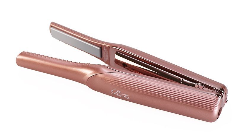 ReFa充電式ミニ ヘアアイロン ローズゴールド 試してみた】ReFa リファ