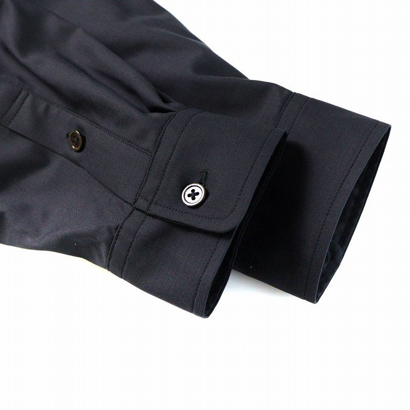 コルニエ Cornier 24SS Super180's WORSTED WOOL SHIRTS カジュアル