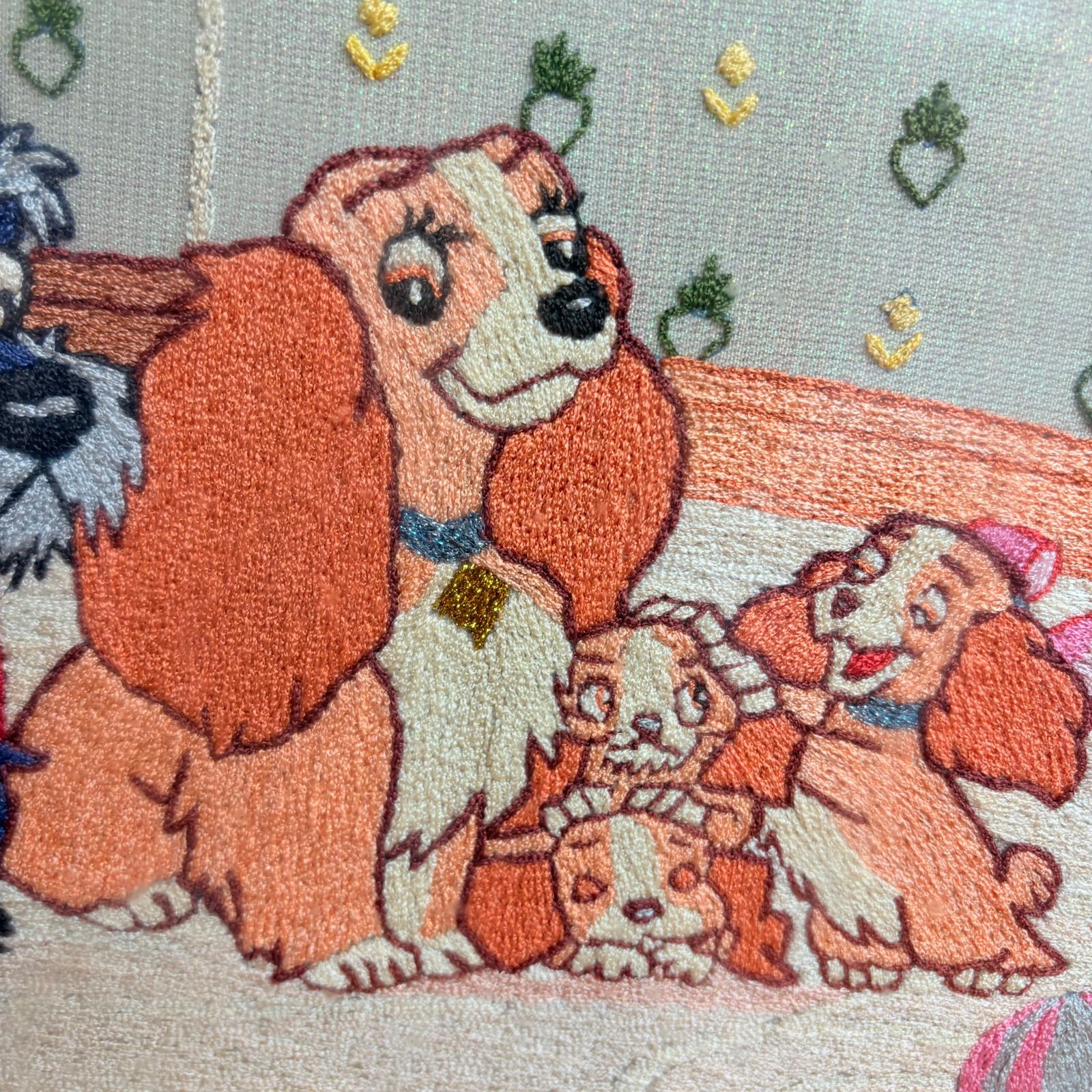 わんわん物語 刺繍 ディズニー Disney ラディ＆トランプ 刺繍アート