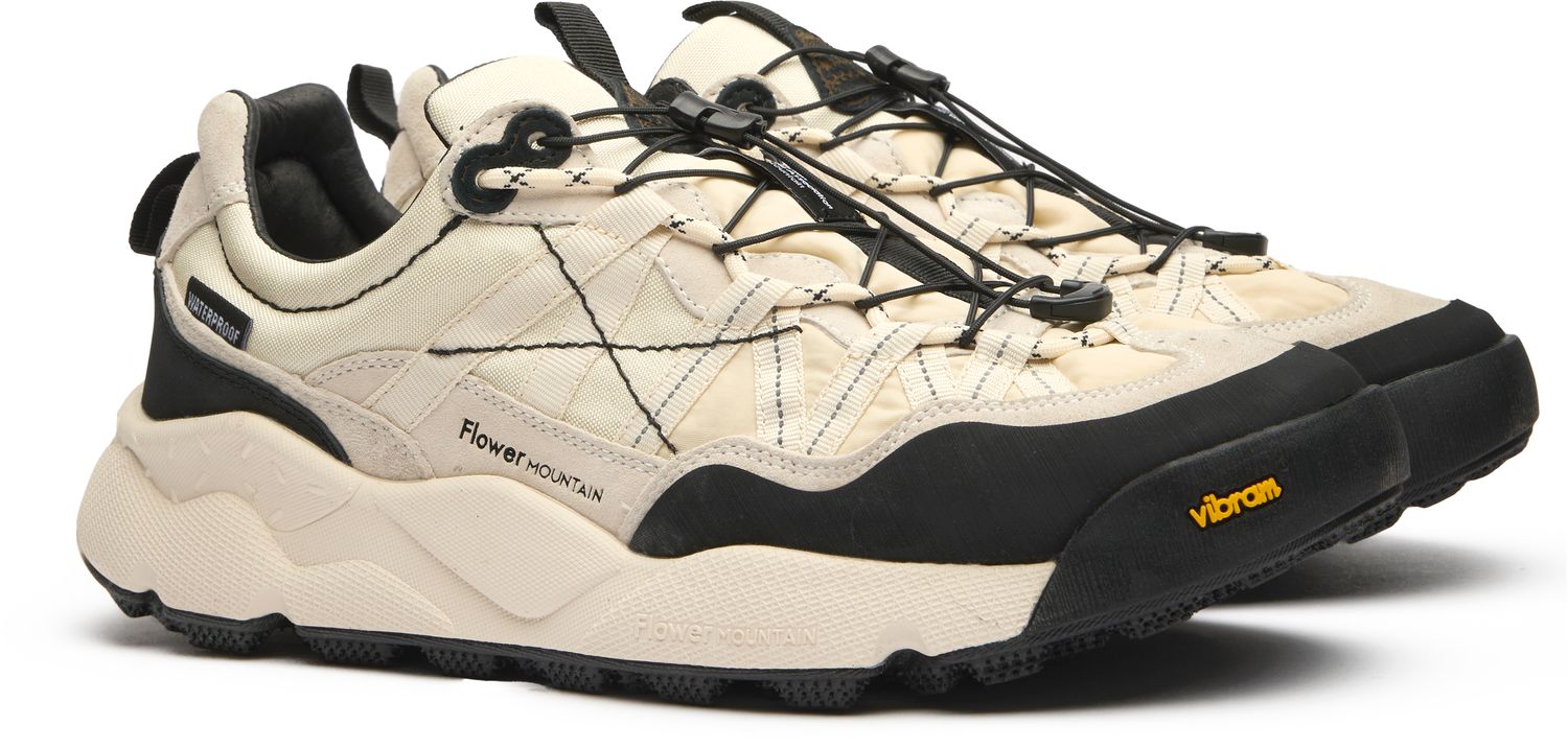 Mens Flower Mountain Iwano 2 Uni Sneakers In White/Black | Soletrader