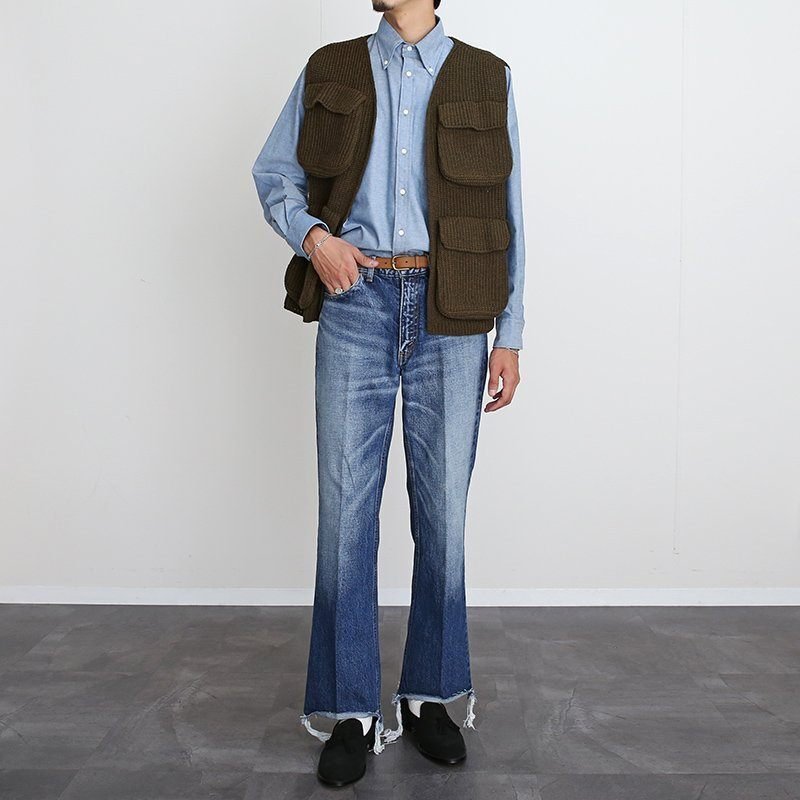 いつものコーデの調味料に【INSCRIRE】よりWOOL JERSEY FIELD VESTが