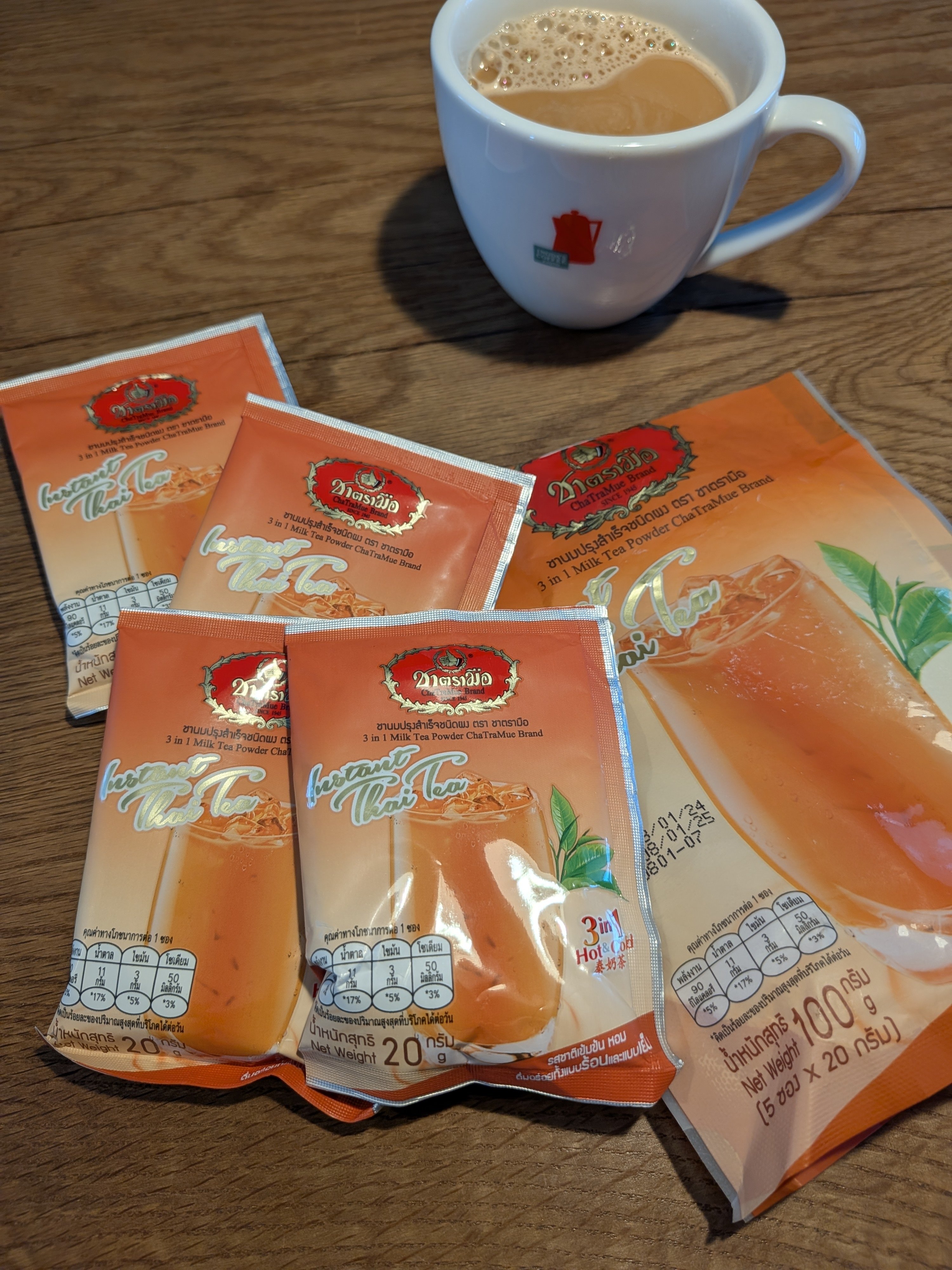 🇹🇭タイ土産に人気のインスタントティーはいかが？Cha Trar Mue｜yu_tabi_