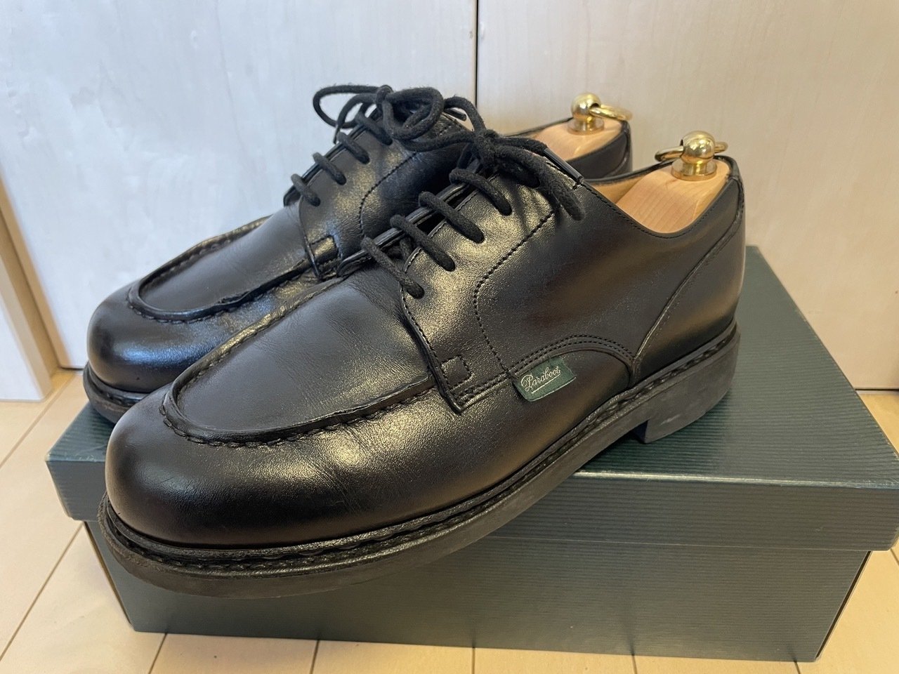 5年間愛用の革靴 パラブーツ 