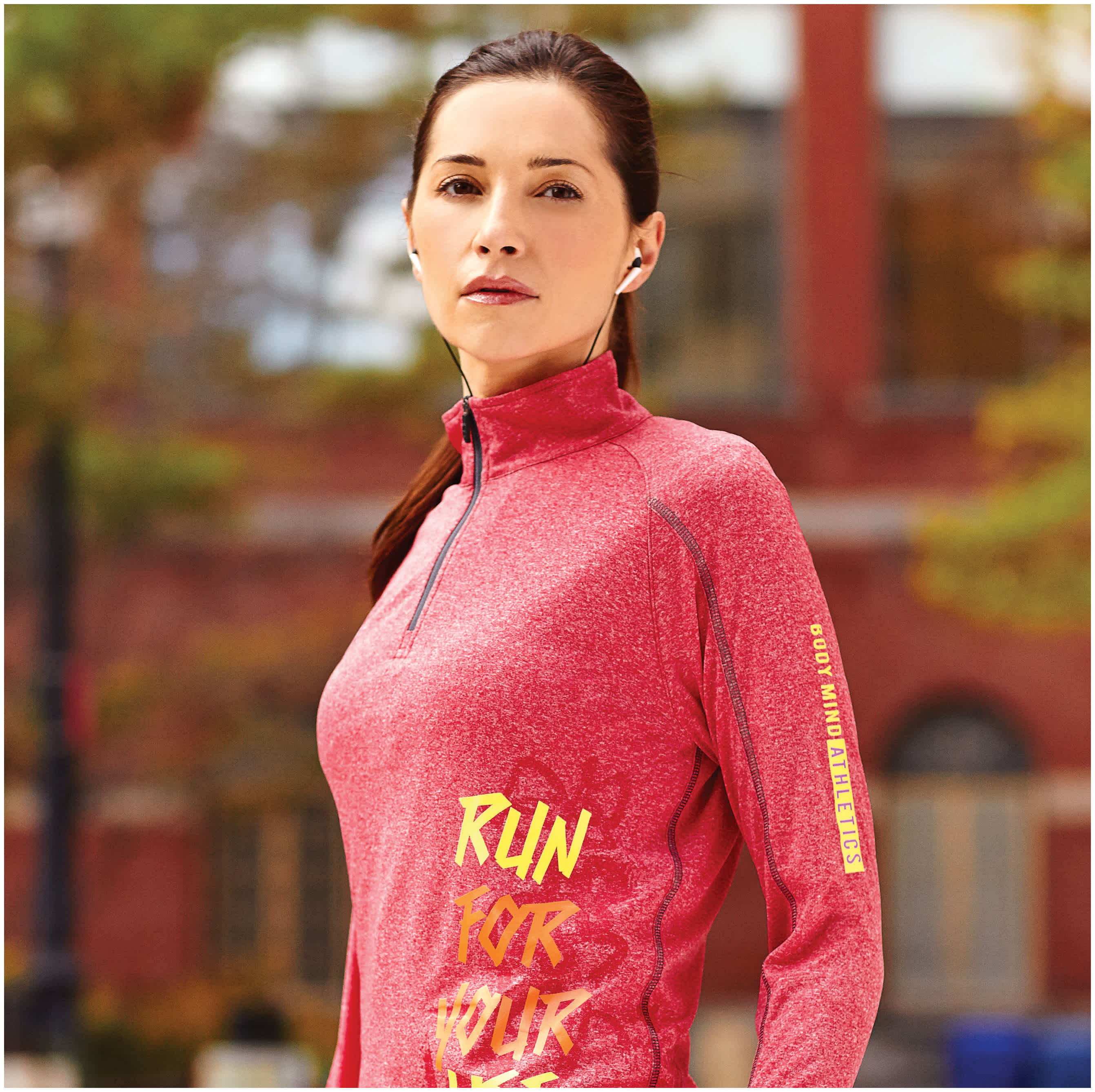 Women's TAZA Performance Knit Quarter Zip with Thumb Holes | PCNA