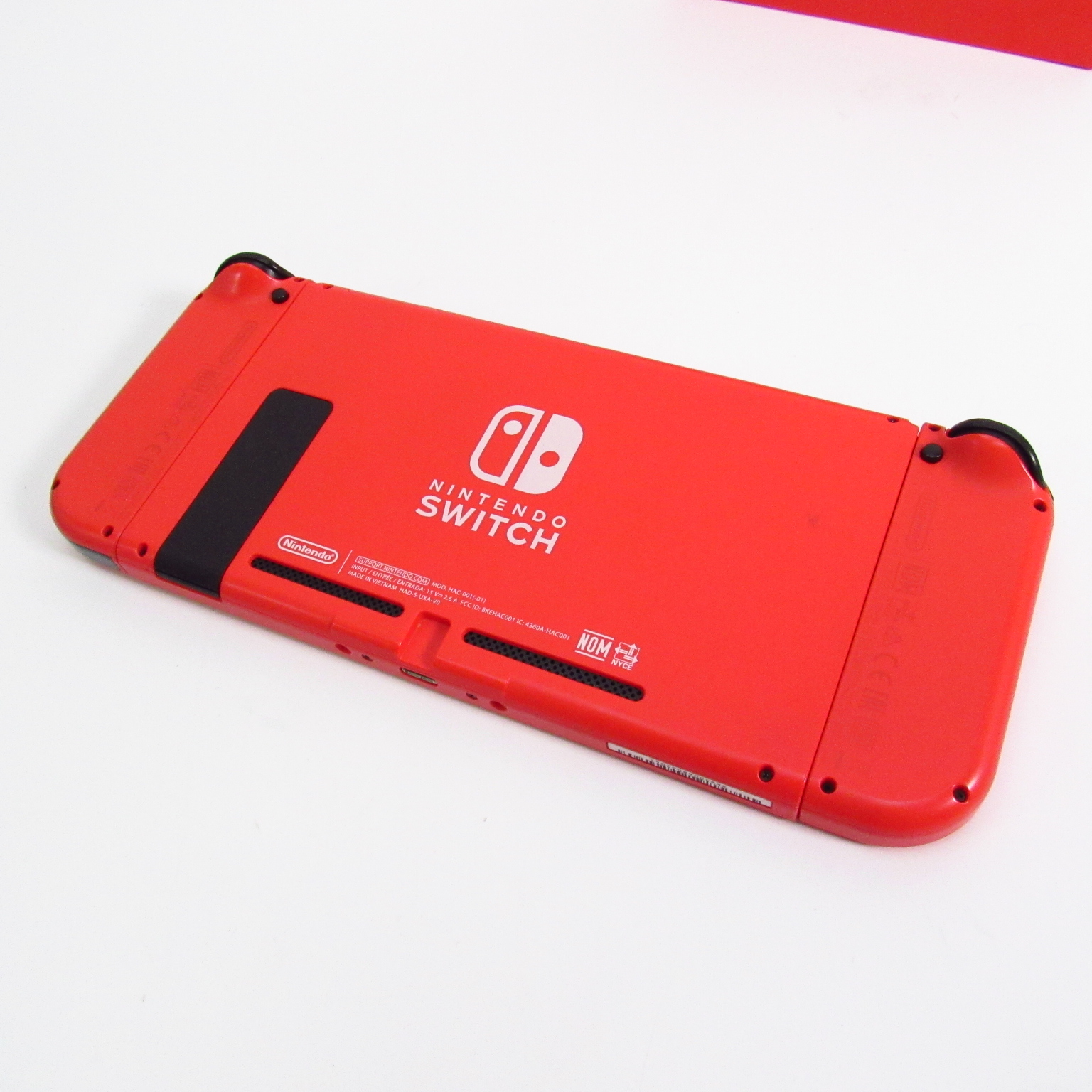 Nintendo Switch HAC-001(-01) Super Mario Bros Red Video Game