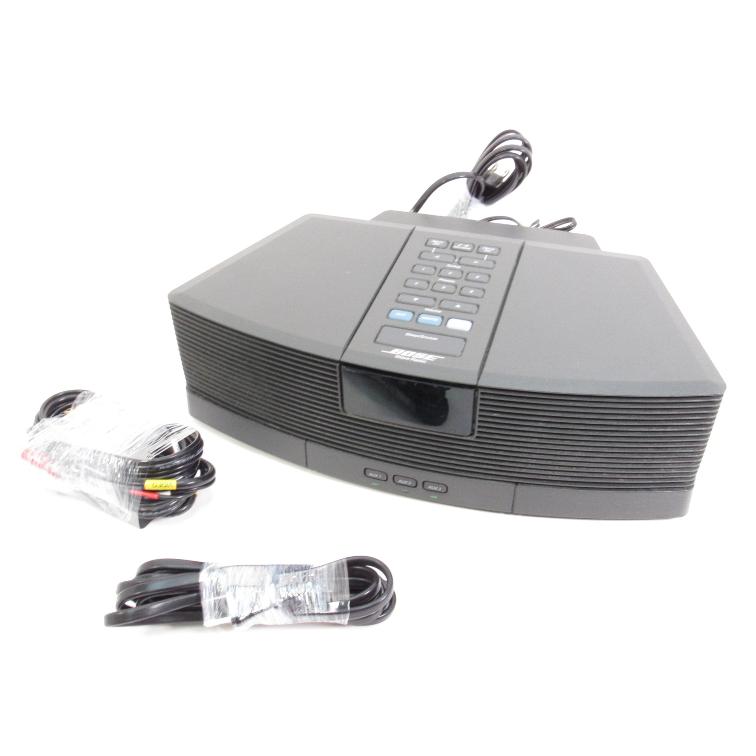 Bose Wave Radio AWR1G1 AM/FM Clock Music System & AWACPG Pedestal