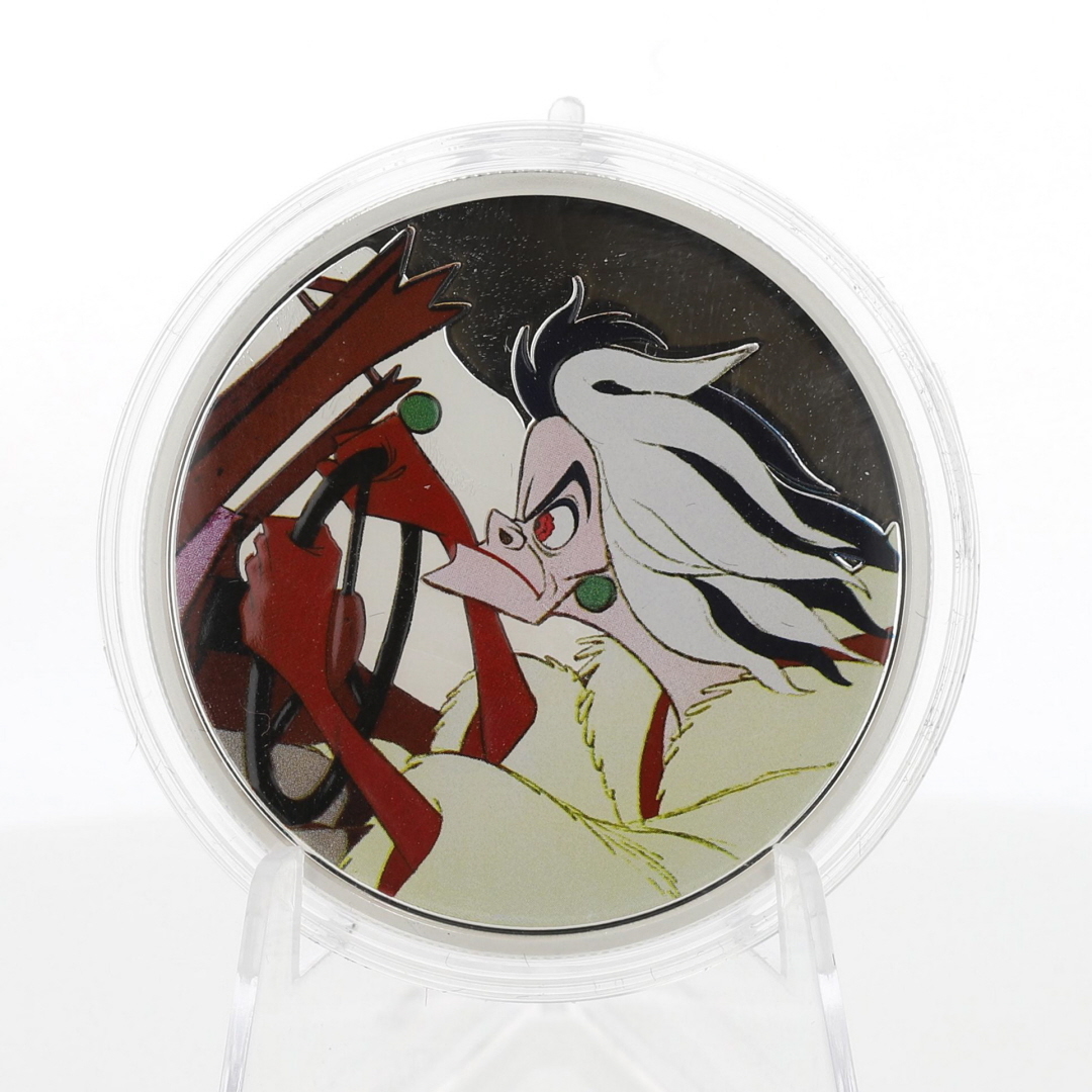 2022 Disney 101 Dalmatians Cruella de Vil 1 oz Silver Coin .999