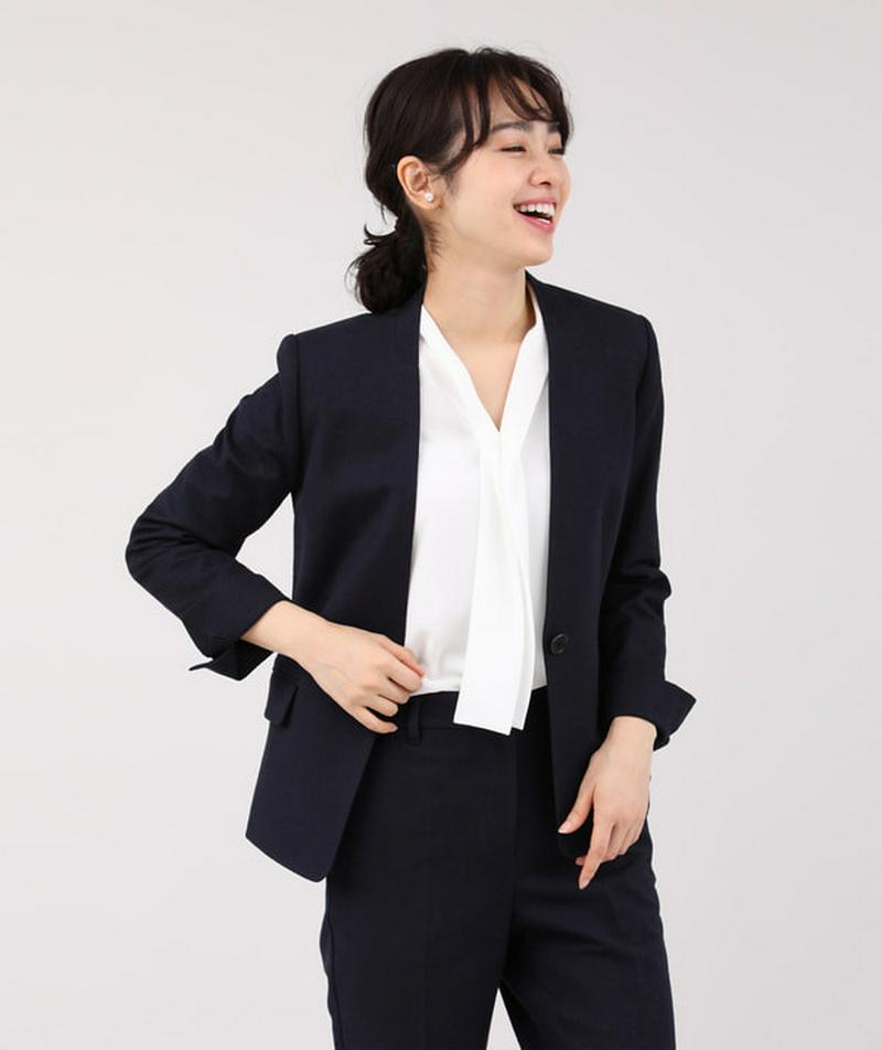 PLST(プラステ)の「PLST スラブストレッチカラーレスジャケット」 - PARTE