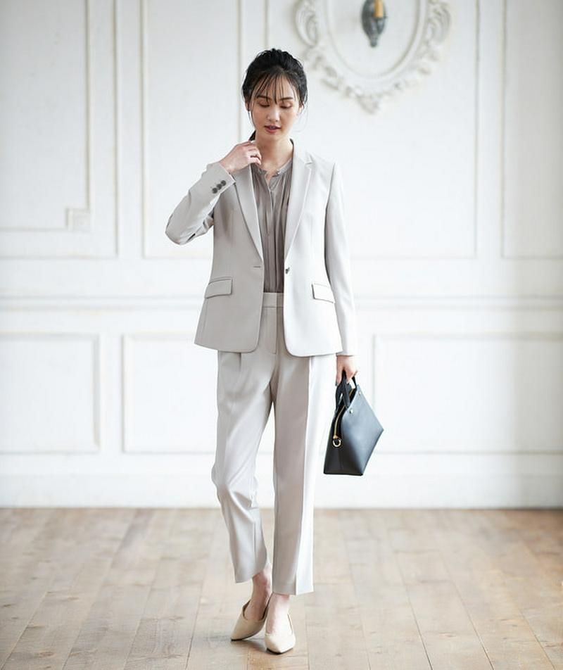 PLST(プラステ)の「PLST 2WAYストレッチテーパードパンツ」 - PARTE