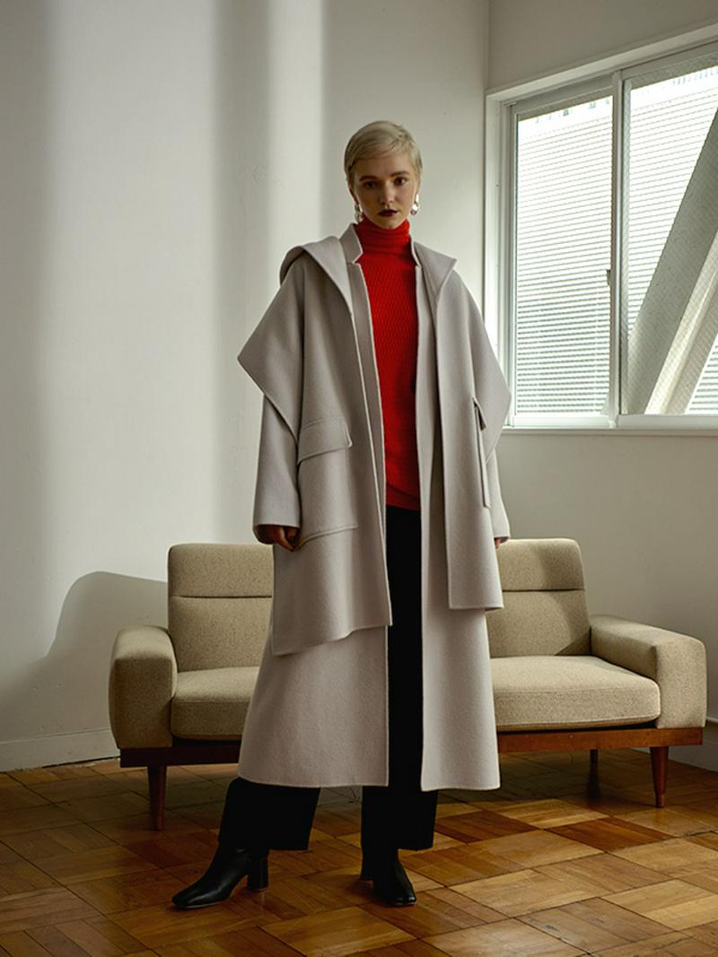 ETRE TOKYO(エトレトウキョウ)の「リバーロングフーディーストール