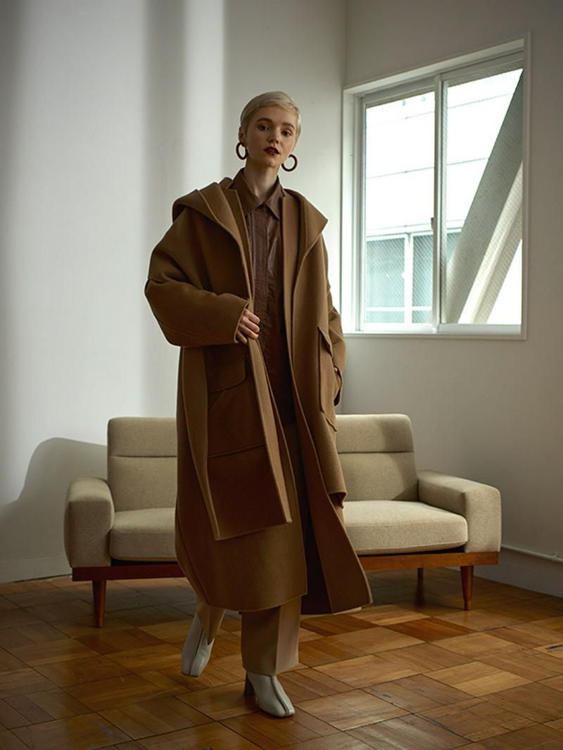 ETRE TOKYO(エトレトウキョウ)の「リバーロングフーディーストール