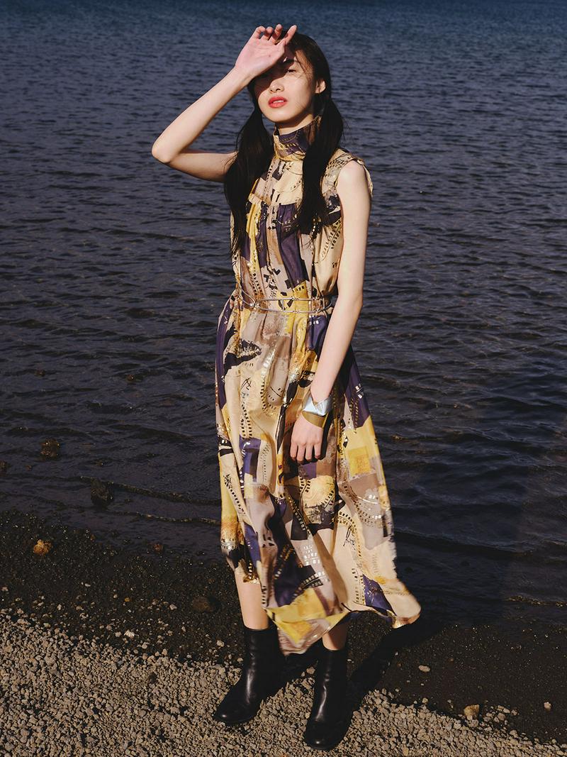 Ameri VINTAGE(アメリヴィンテージ)の「EMILIE GATHER DRESS」 - PARTE